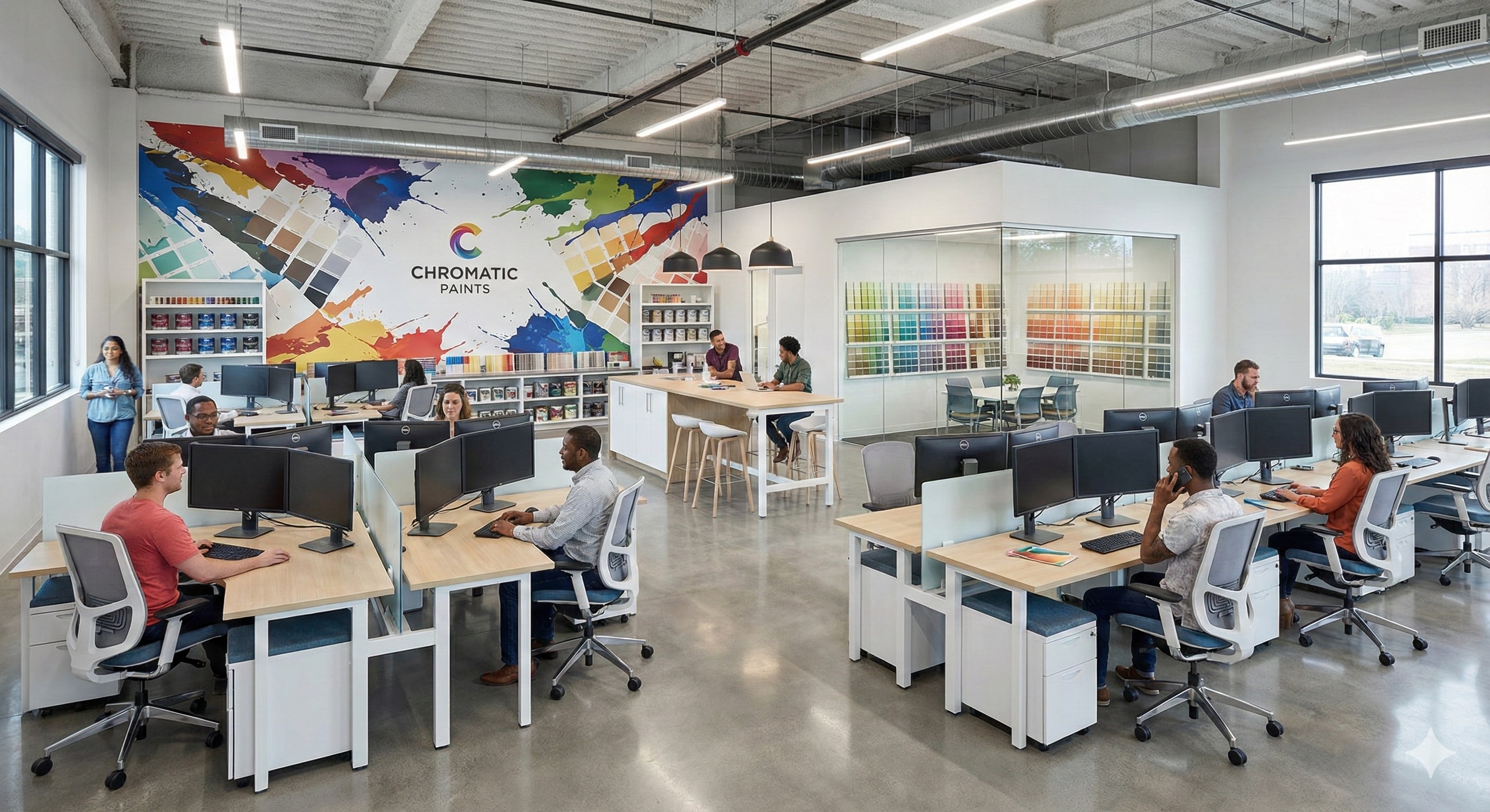 Commercial interior design in Khobar - retail stores and offices